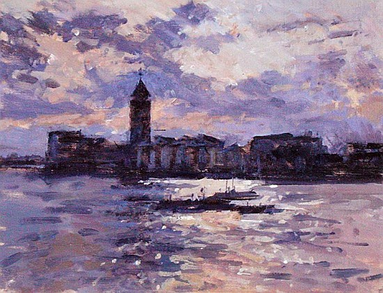 Chelsea Harbour (oil on canvas)  from Christopher  Glanville