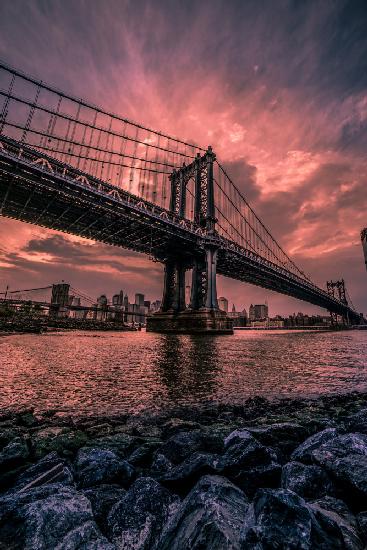 Manhattan Bridge Wide Angle
