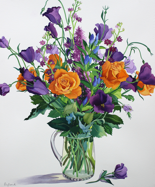 Orange and Purple Flowers from Christopher  Ryland