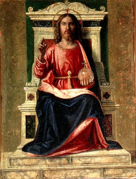 Christ Enthroned from Giovanni Battista Cima da Conegliano