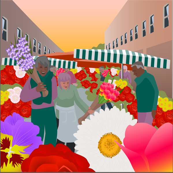 Flower Market at Columbia Road from Claire Huntley