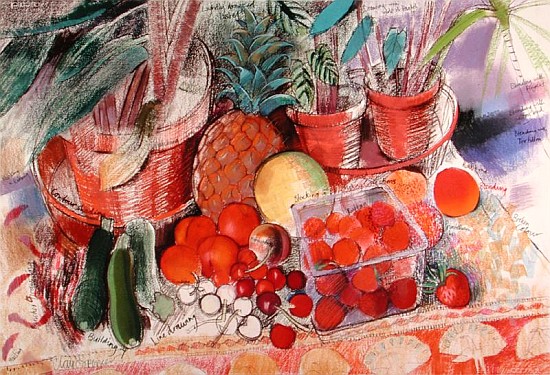 Summer Fruits (pastel on paper)  from Claire  Spencer