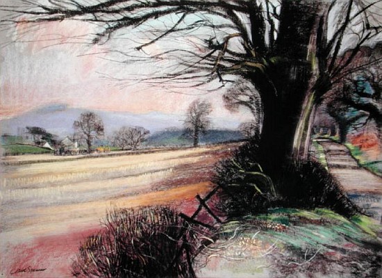 Wagon Lane (pastel on paper)  from Claire  Spencer