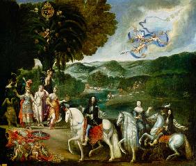 Allegory of the Marriage of Louis XIV (1638-1715)
