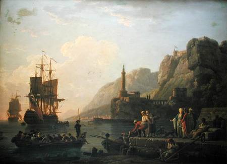 The Harbour from Claude Joseph Vernet