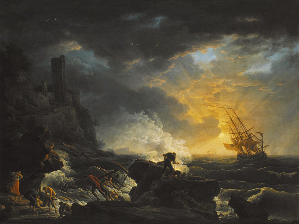 Shipwreck from Claude Joseph Vernet