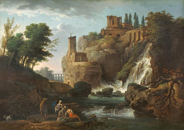 The Falls of Tivoli from Claude Joseph Vernet