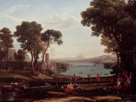 Landscape with the Marriage of Isaac and Rebekah (The Mill) from Claude Lorrain
