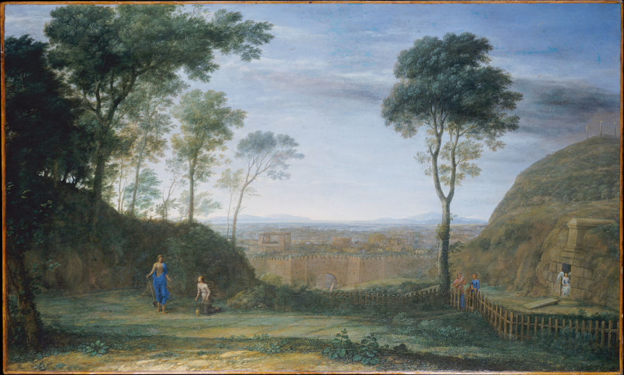 Christ Appears in front of Mary Magdalene (Noli me tangere) from Claude Lorrain