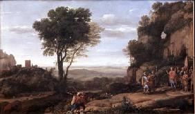Landscape with David at the Cave of Abdullam