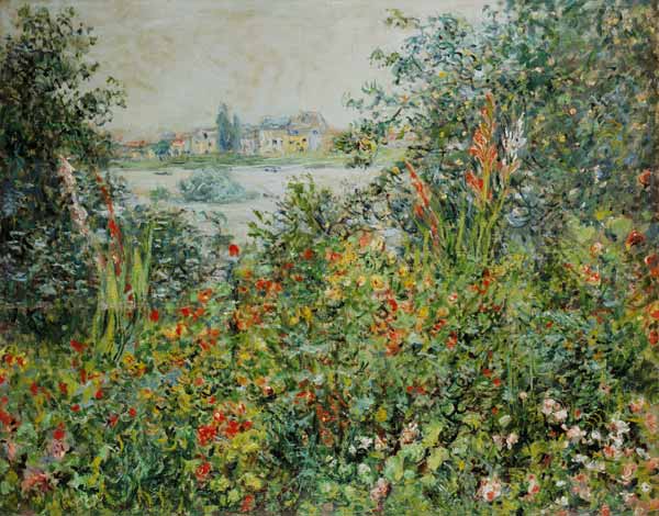 Summer flowers at Vetheuil from Claude Monet