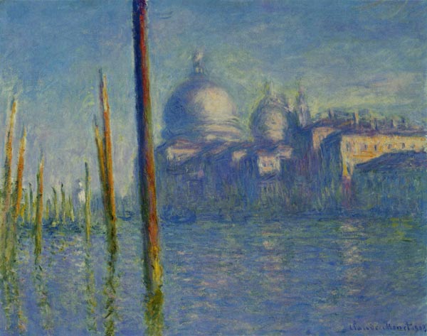 Venice, Santa Maria De's La salutes from Claude Monet