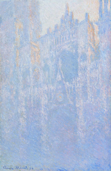 Die Kathedrale von Rouen im Morgennebel (Le portal, brouillard matinal) from Claude Monet
