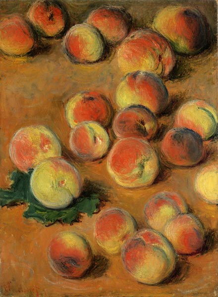 Peaches from Claude Monet