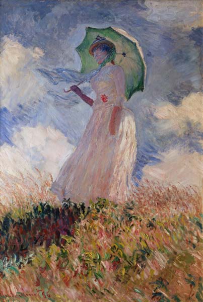 Woman with a Parasol from Claude Monet