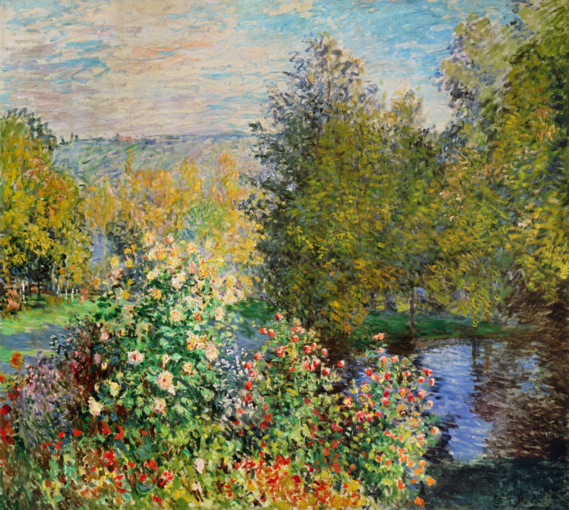 The Corner of the Garden at Montgeron from Claude Monet