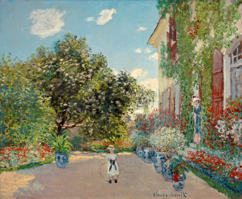 Das Haus Des Künstlers In Argenteuil from Claude Monet