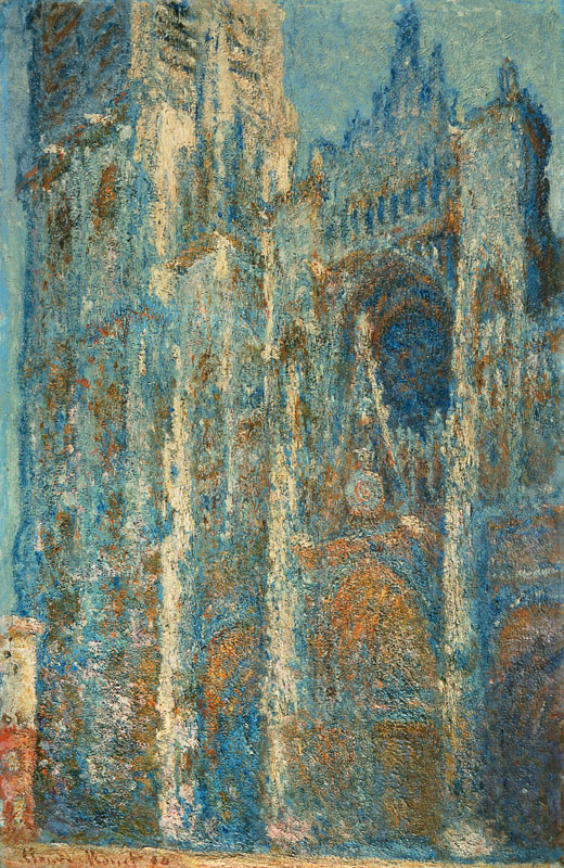 The cathedral of Rouen at noon from Claude Monet