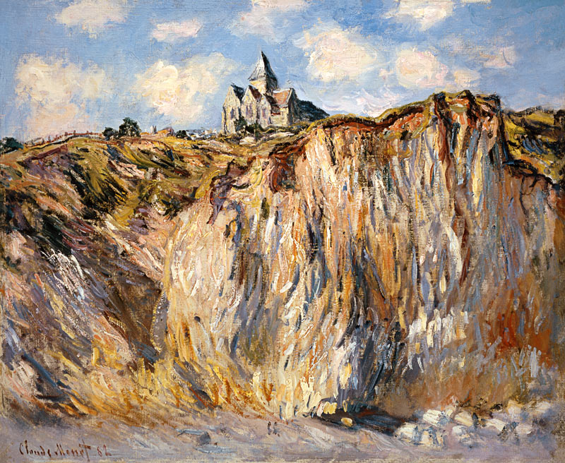 The church of Varengeville in the morning light. from Claude Monet