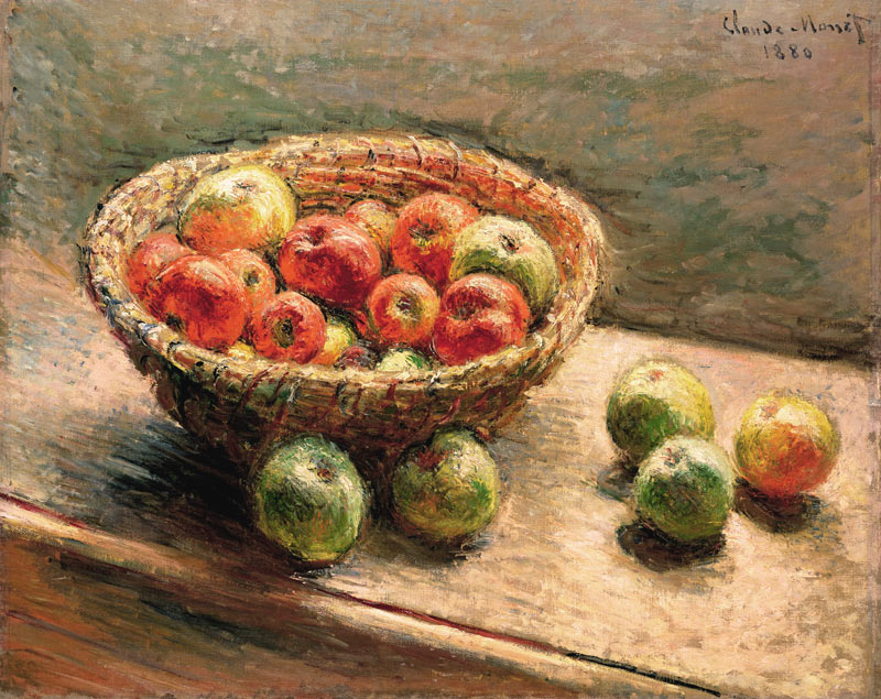 Ein Korb mit Äpfeln from Claude Monet