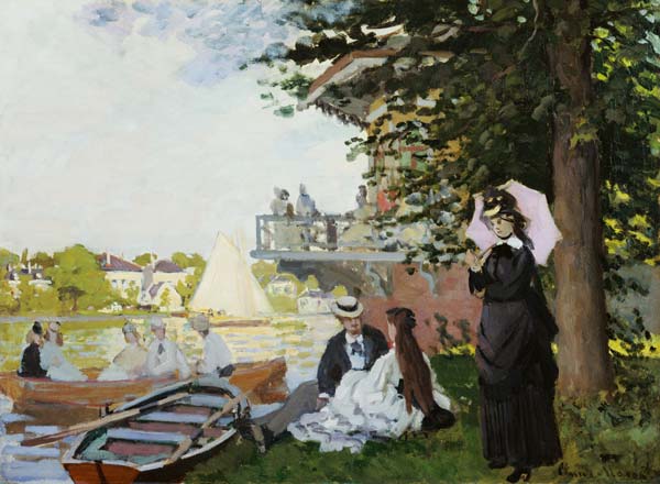 Garden House on the Zaan, Zaandam from Claude Monet