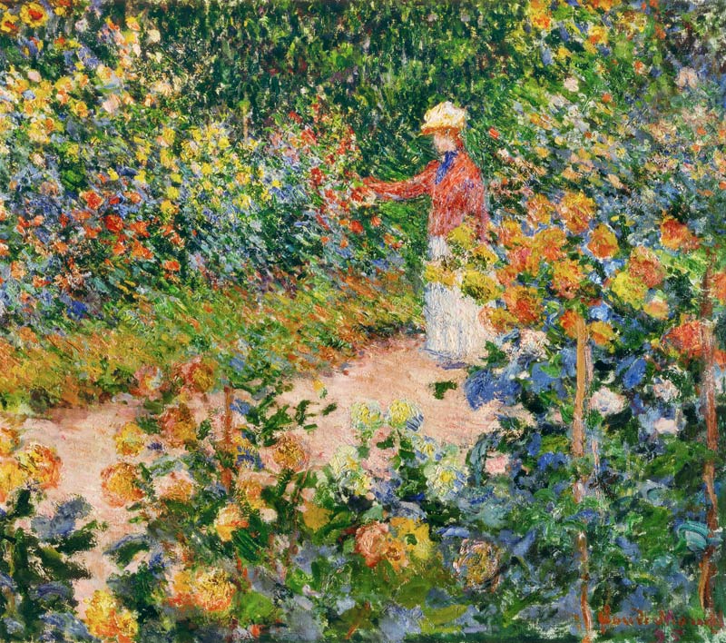 Garden at Giverny from Claude Monet