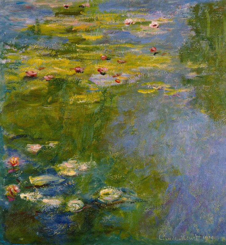 Le pool aux Nymphéas. from Claude Monet