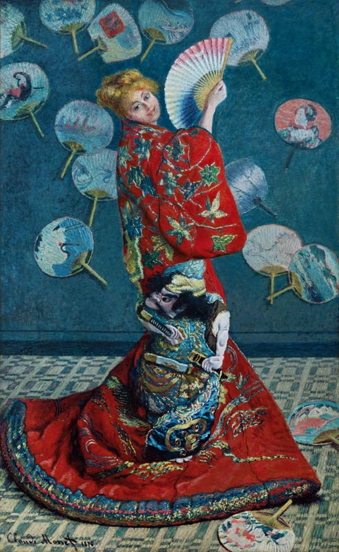 Madam Monet in the kimono (La Japonaise) from Claude Monet