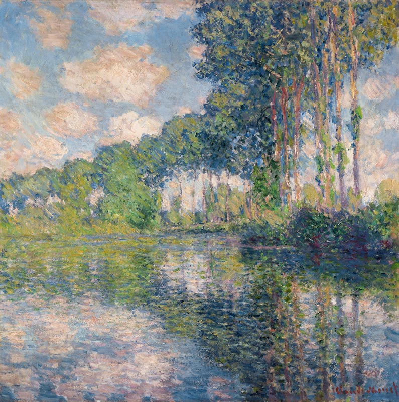 Poplars on the Epte from Claude Monet
