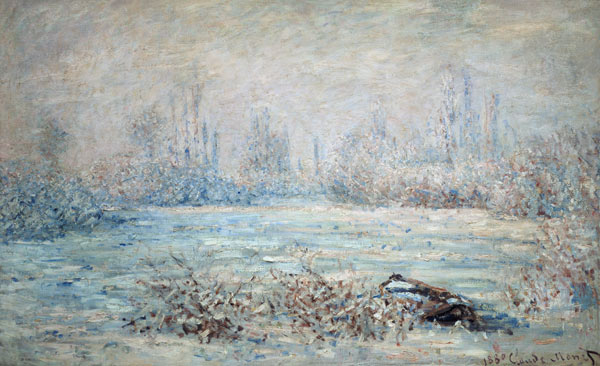 Frost near Vetheuil from Claude Monet