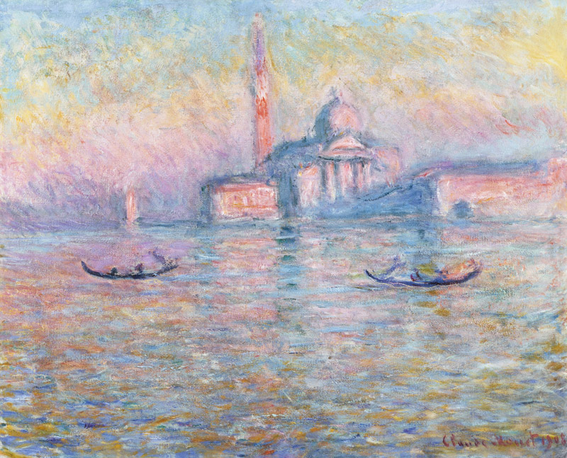 San Giorgio Maggiore, Venice from Claude Monet