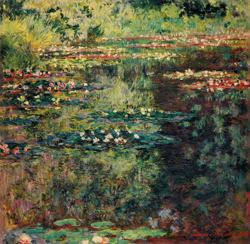 Waterlily pond. from Claude Monet