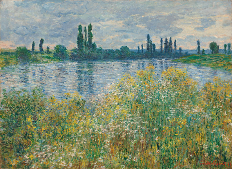 His shores, Vétheuil from Claude Monet