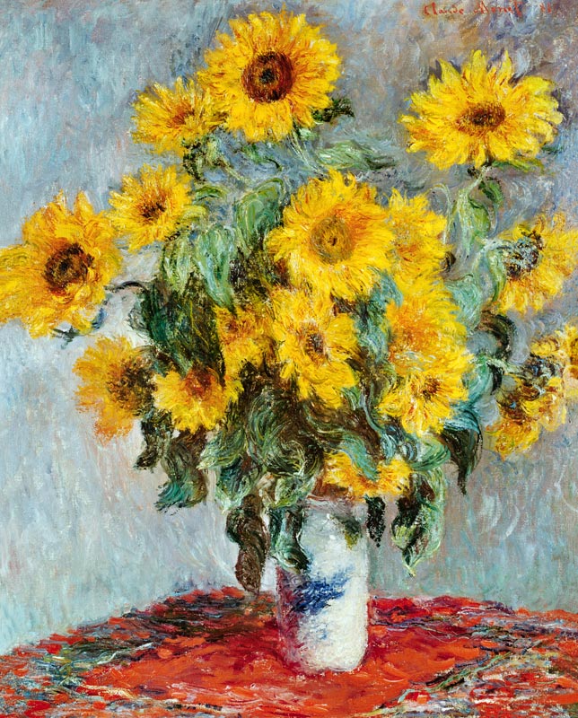 Sunflowers from Claude Monet