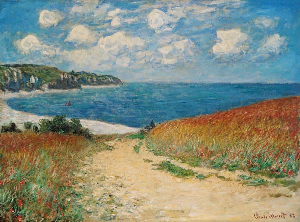 Path in the Wheat at Pourville from Claude Monet