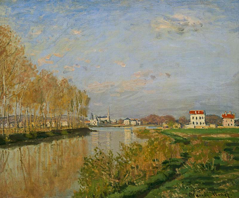 The Seine at Argenteuil from Claude Monet
