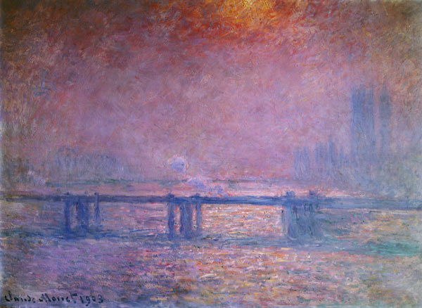 The Thames at Charing Cross from Claude Monet