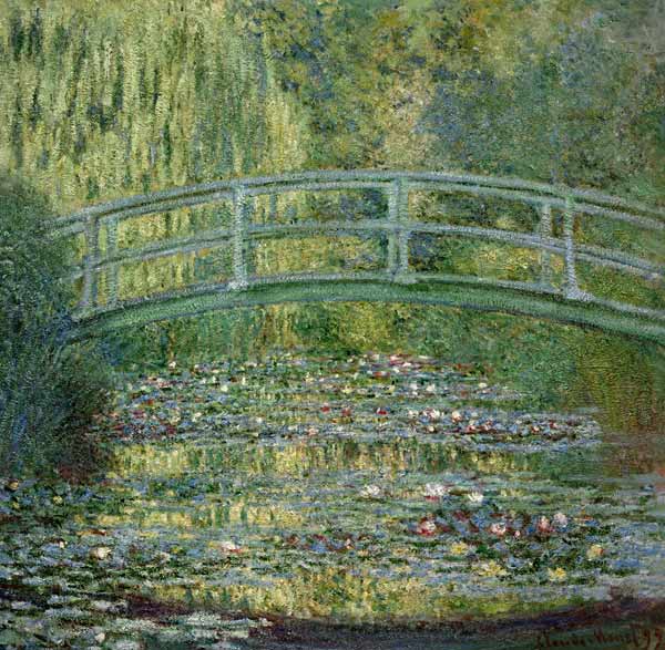 The Waterlily Pond with the Japanese Bridge from Claude Monet
