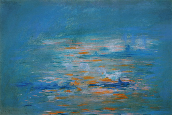 Tugboats on the River Thames from Claude Monet