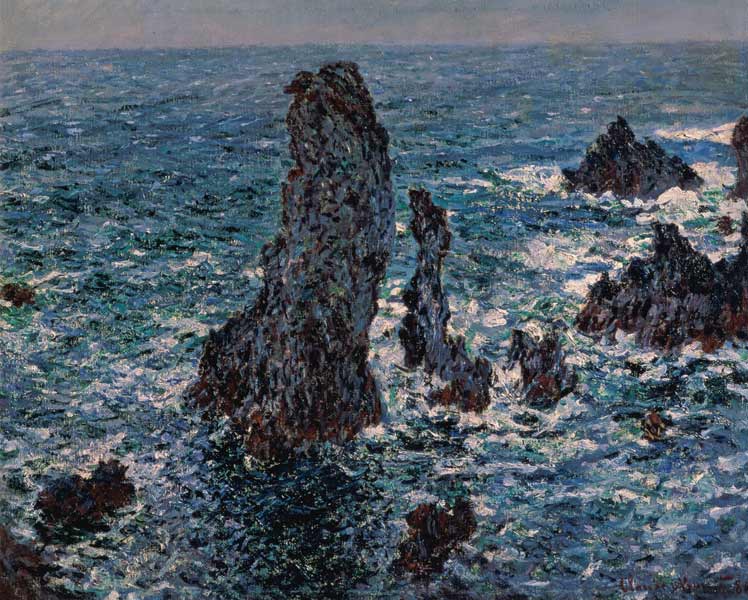 This one barks the Isle for rocks from Claude Monet