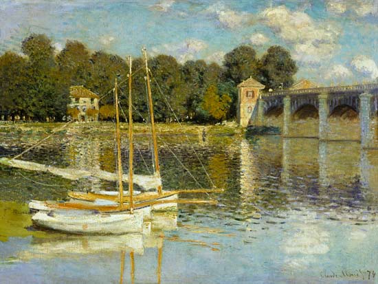 Bridge at Argenteuil from Claude Monet