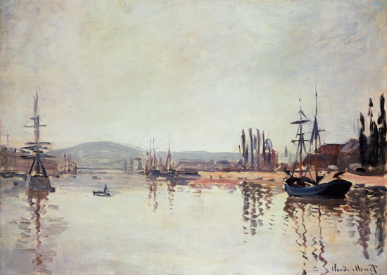 The Seine Below Rouen from Claude Monet