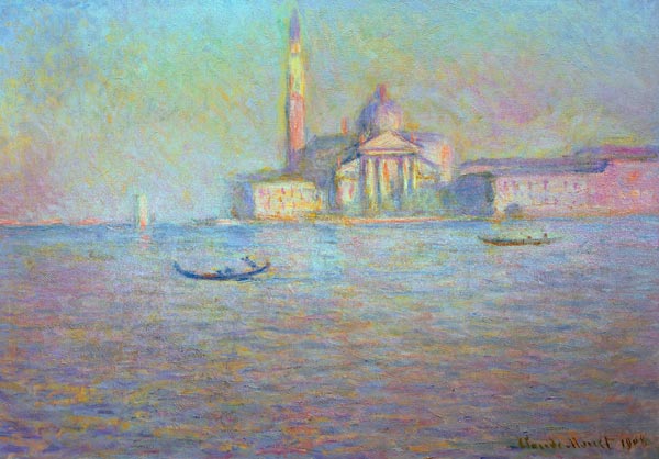 The Church of San Giorgio Maggiore, Venice from Claude Monet