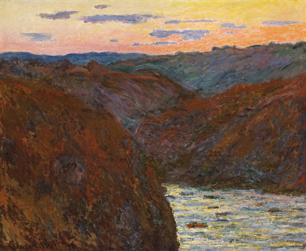 La Creuse, Sunset from Claude Monet