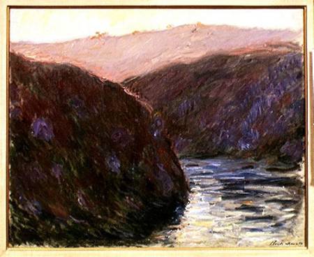 The Creuse Valley, Evening Effect from Claude Monet