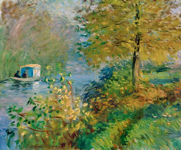 Le bateauatelier from Claude Monet