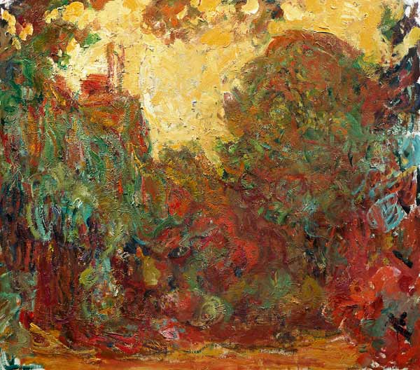 The House seen from the Rose Garden from Claude Monet