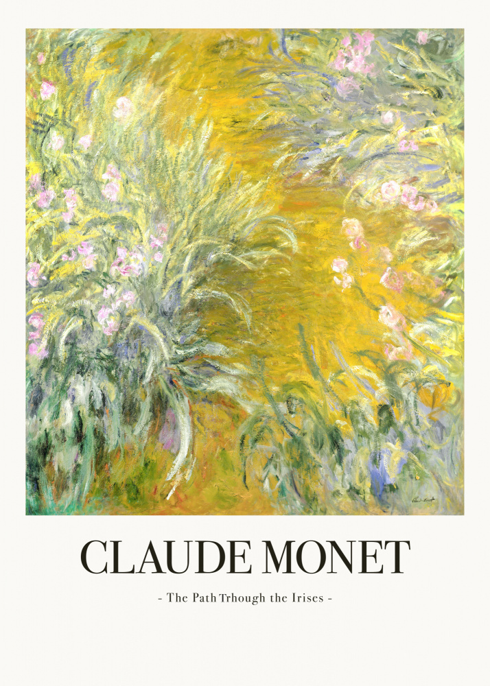 The Path Through The Irises from Claude Monet