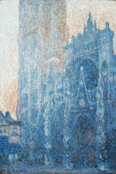 The Portal of the Rouen Cathedral in Morning Light from Claude Monet