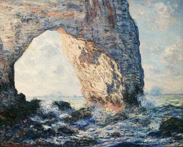Manneporte at Étretat from Claude Monet